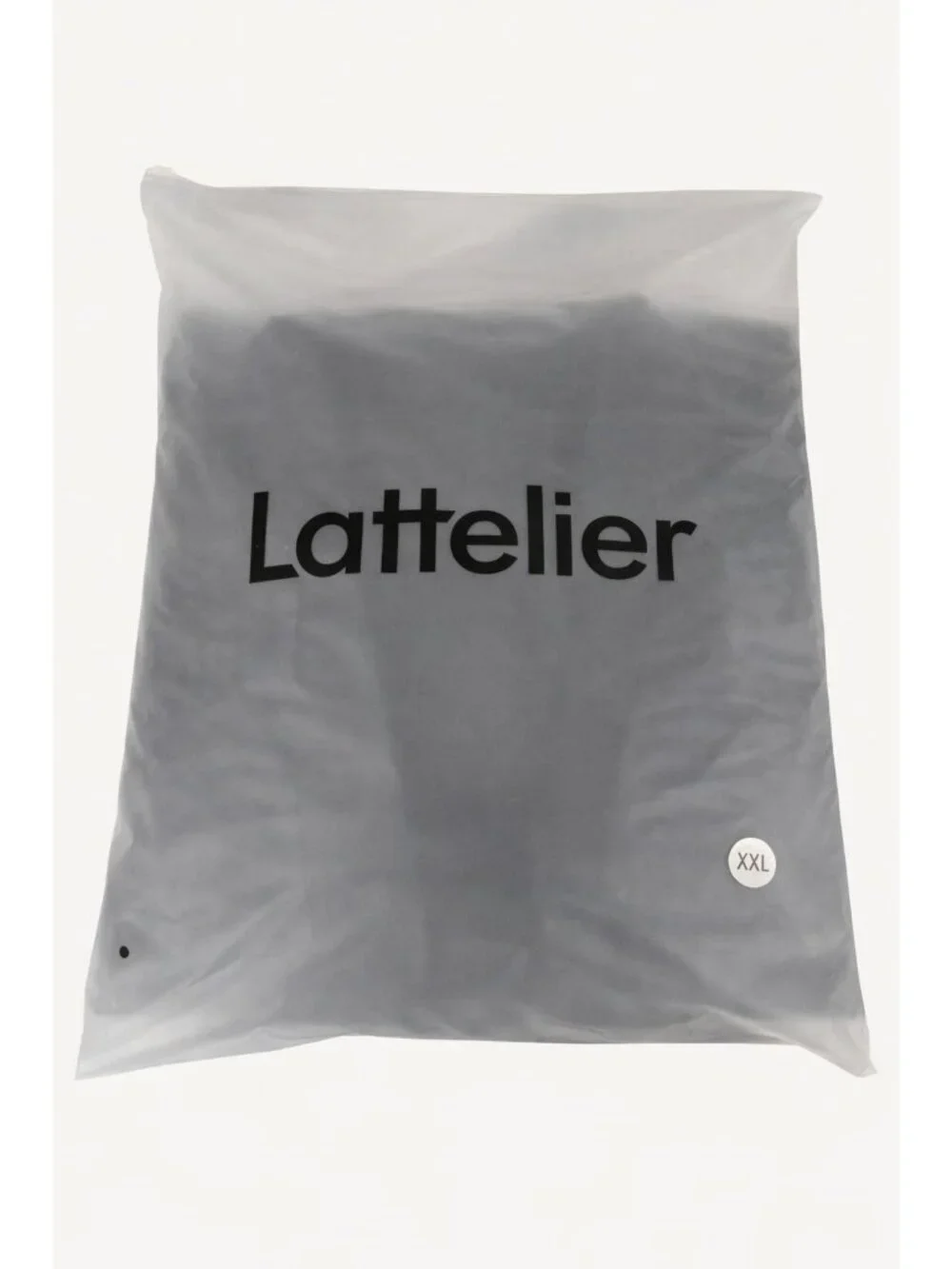 Women's Oversized Black Merino Wool Midi Overcoat Size XXL NWT - Lattelier - Picture 9 of 9